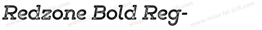 Redzone Bold Reg字体转换